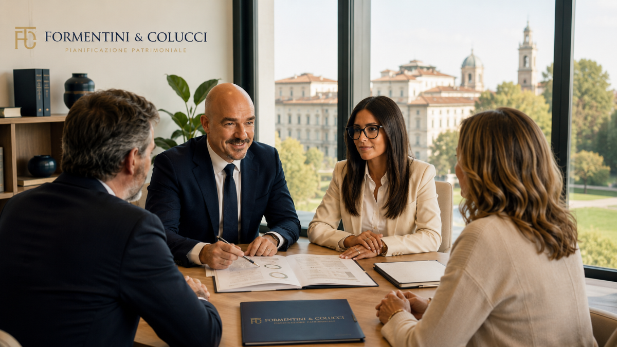 Consulenza patrimoniale e finanziaria per famiglie, professionisti e imprenditori a Milano, Monza, Brianza e Brugherio. Strategie personalizzate per proteggere, pianificare e valorizzare il patrimonio con Formentini e Colucci.